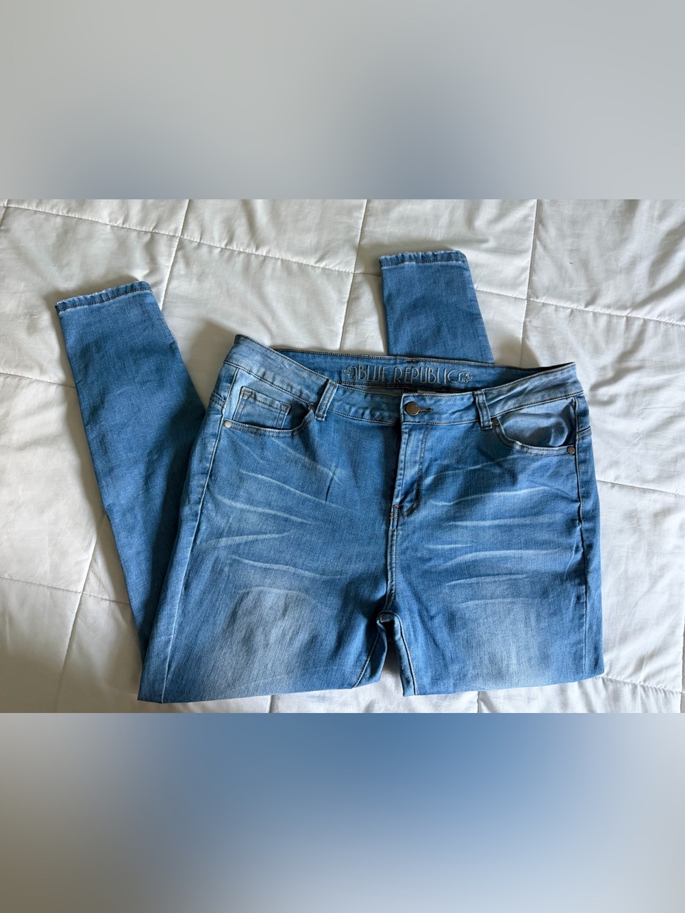 Women’s Blue Stretch Skinny Jeans - 16
